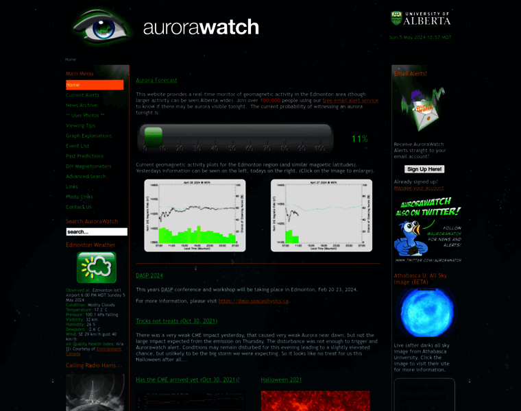 Aurorawatch.ca thumbnail