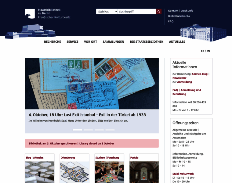 Ausleihe.staatsbibliothek-berlin.de thumbnail
