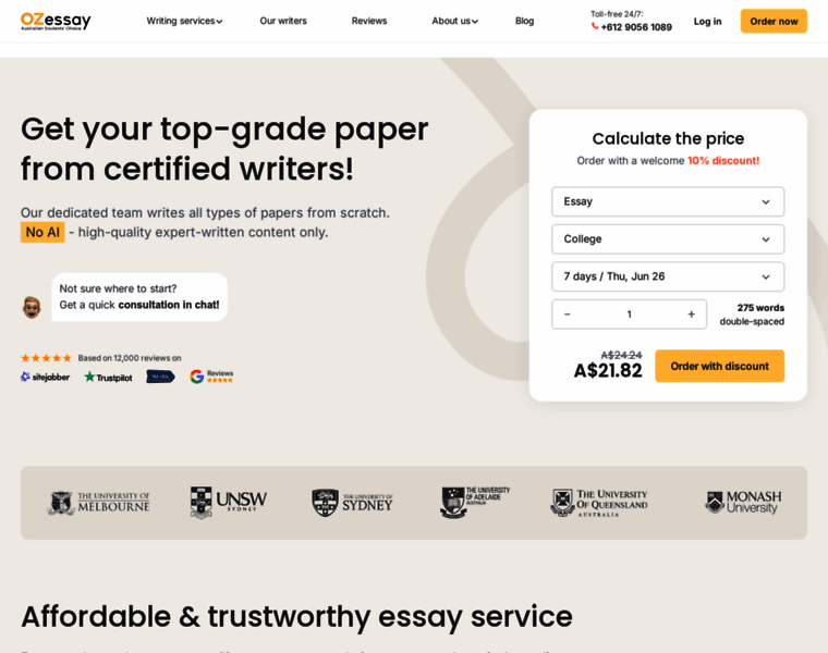 Aussieessaywriter.com.au thumbnail
