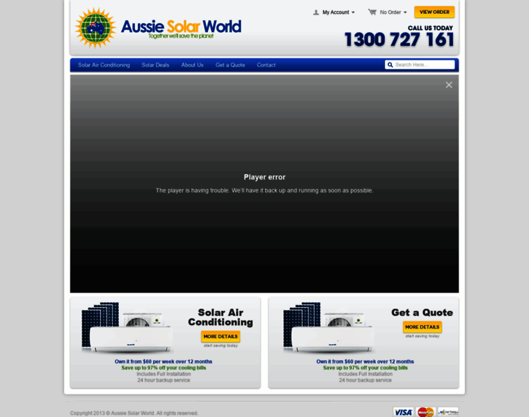 Aussiesolarworld.com.au thumbnail