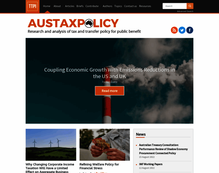 Austaxpolicy.com thumbnail