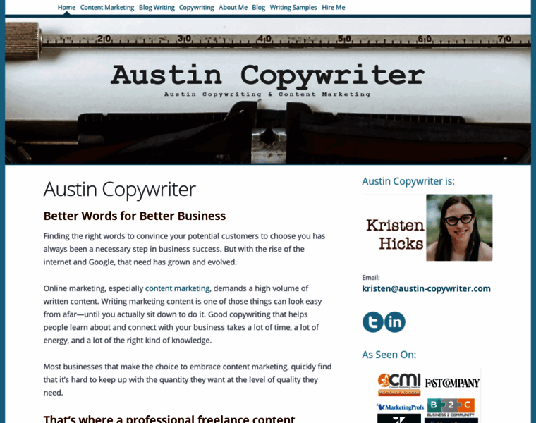Austin-copywriter.com thumbnail