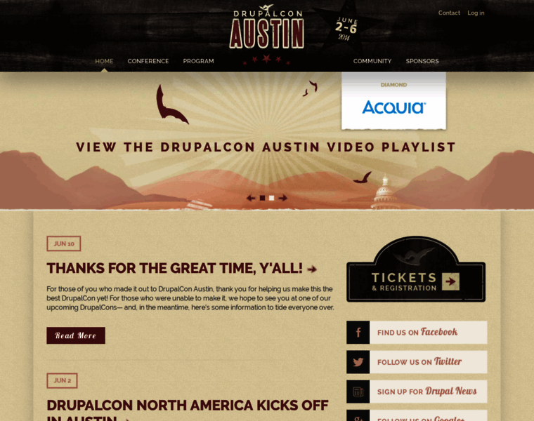 Austin2014.drupal.org thumbnail