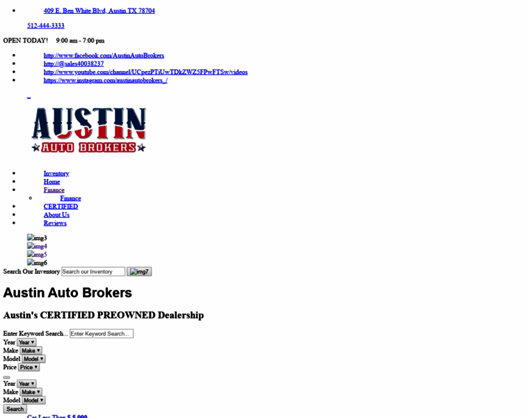 Austinautobrokers.com thumbnail
