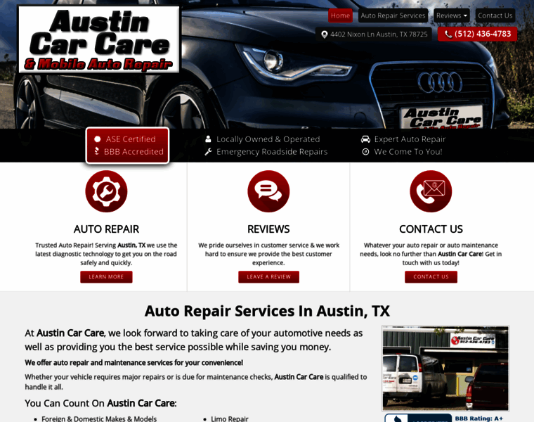 Austincarcaremobilerepair.com thumbnail