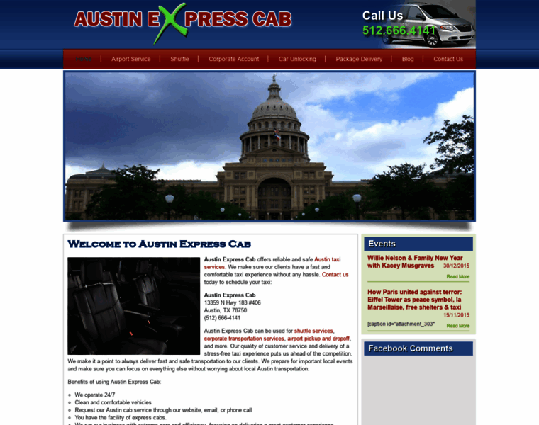 Austinexpresscab.com thumbnail