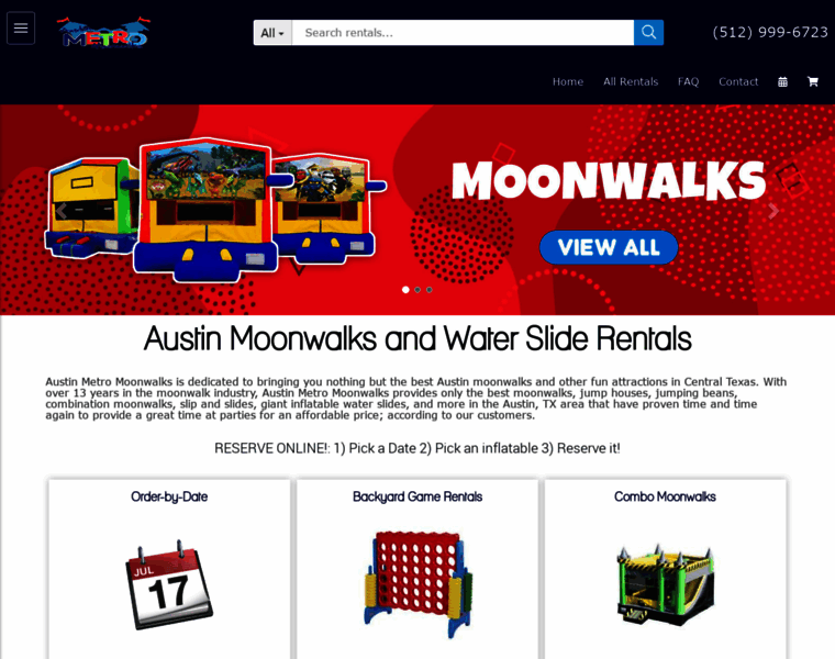 Austinmetromoonwalks.com thumbnail