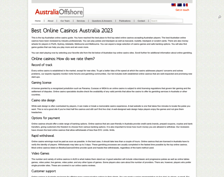 Australia-offshore.com thumbnail