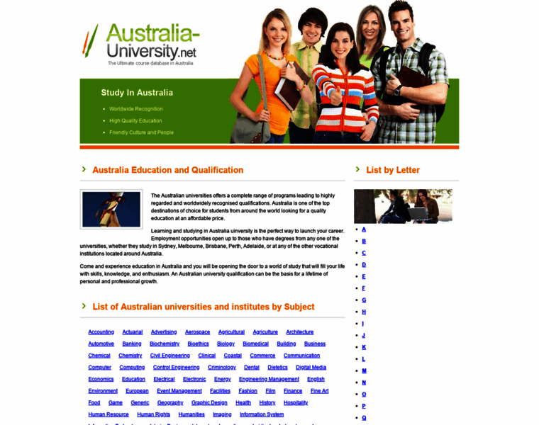 Australia-university.net thumbnail