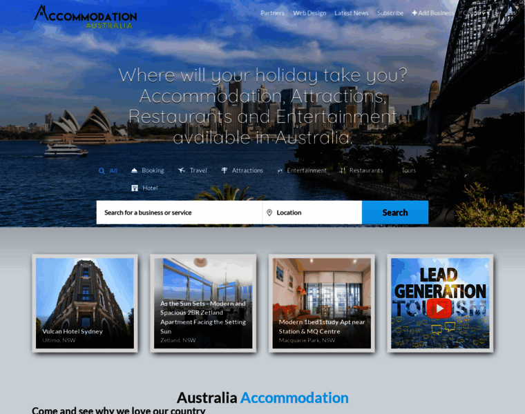 Australiaaccommodation.com.au thumbnail