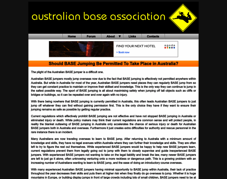 Australianbaseassociation.com thumbnail