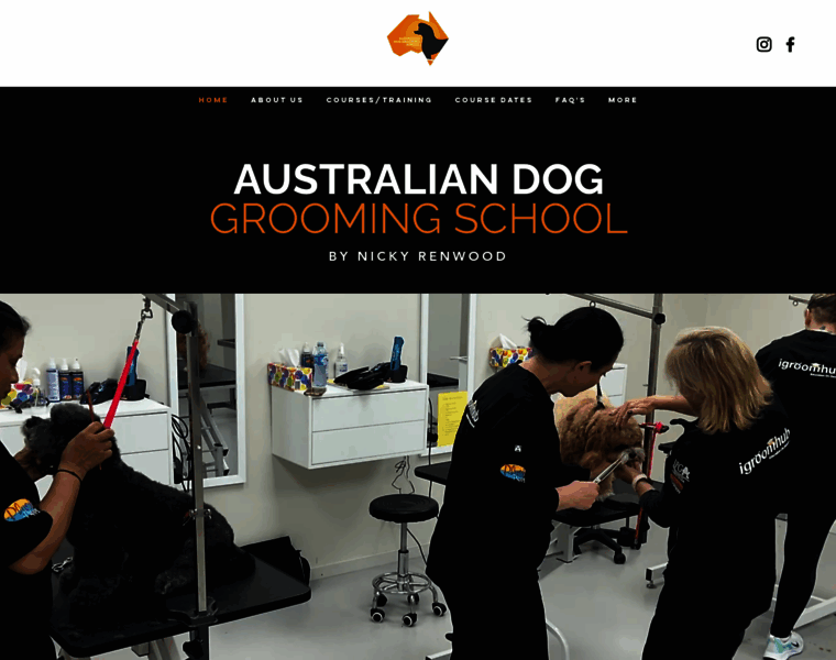Australiandoggroomingschool.com.au thumbnail