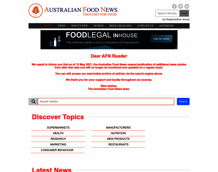 Australianfoodnews.com.au thumbnail