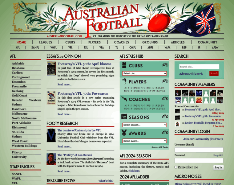 Australianfootball.com thumbnail