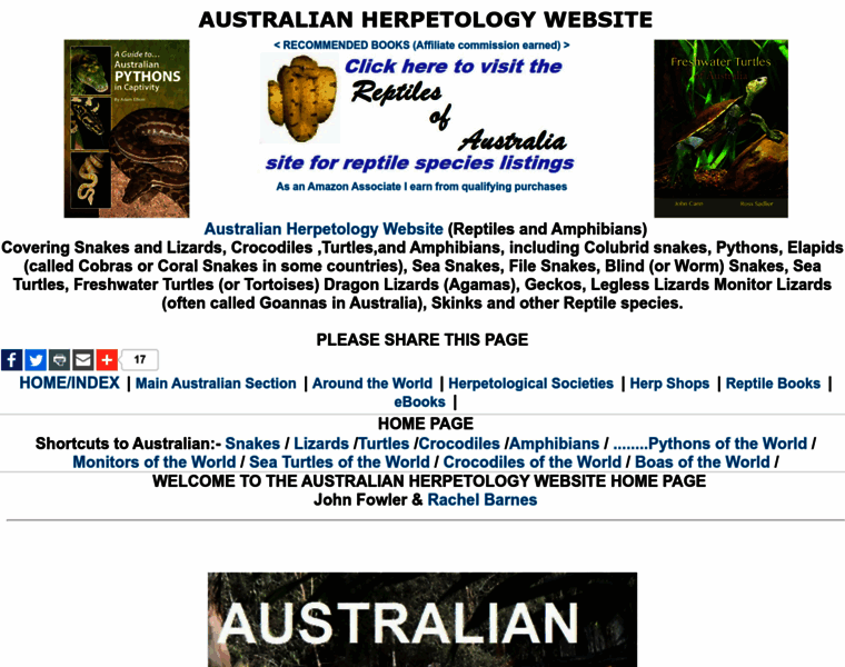 Australianherpetology.com thumbnail