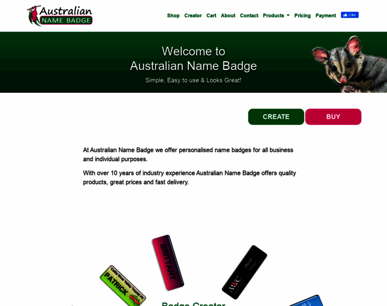 Australiannamebadge.com.au thumbnail