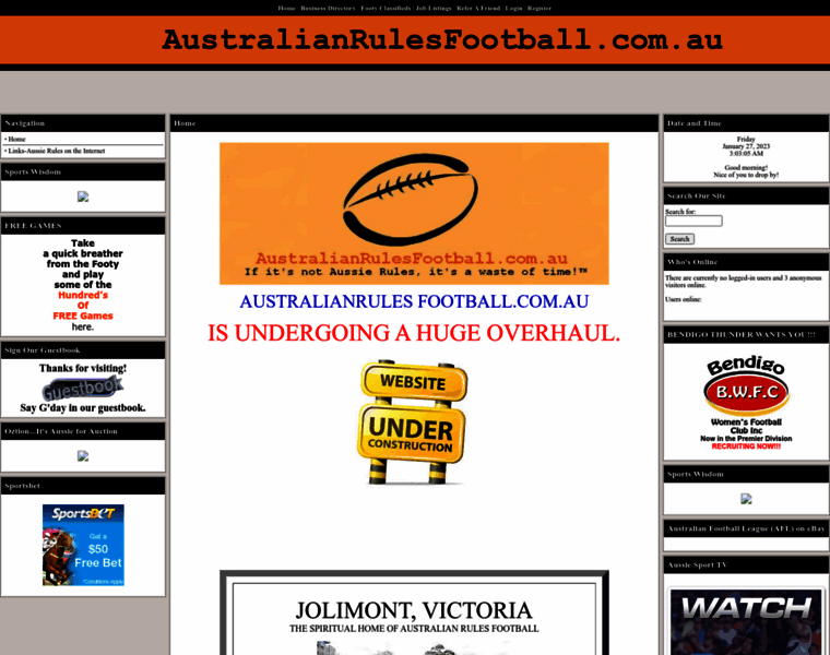 Australianrulesfootball.com.au thumbnail