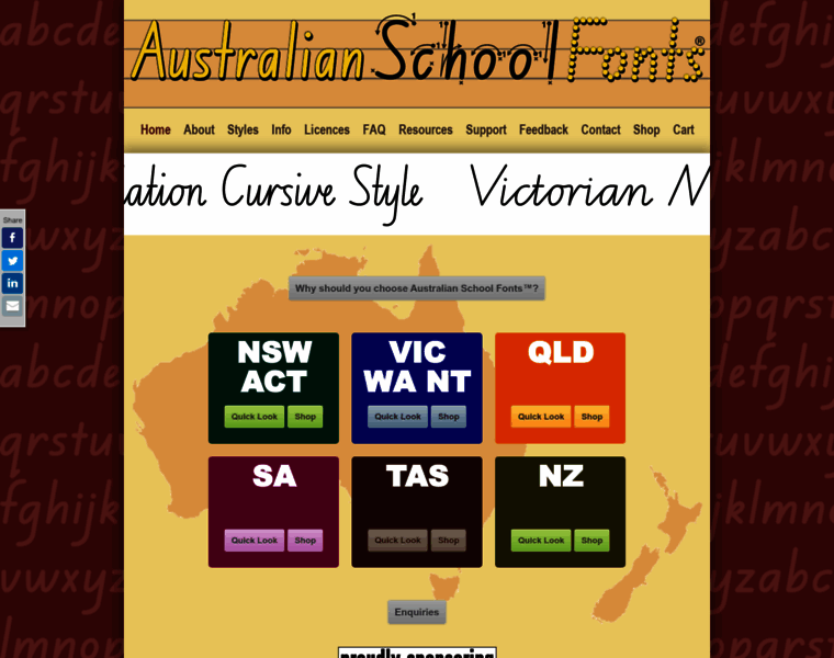 Australianschoolfonts.com.au thumbnail