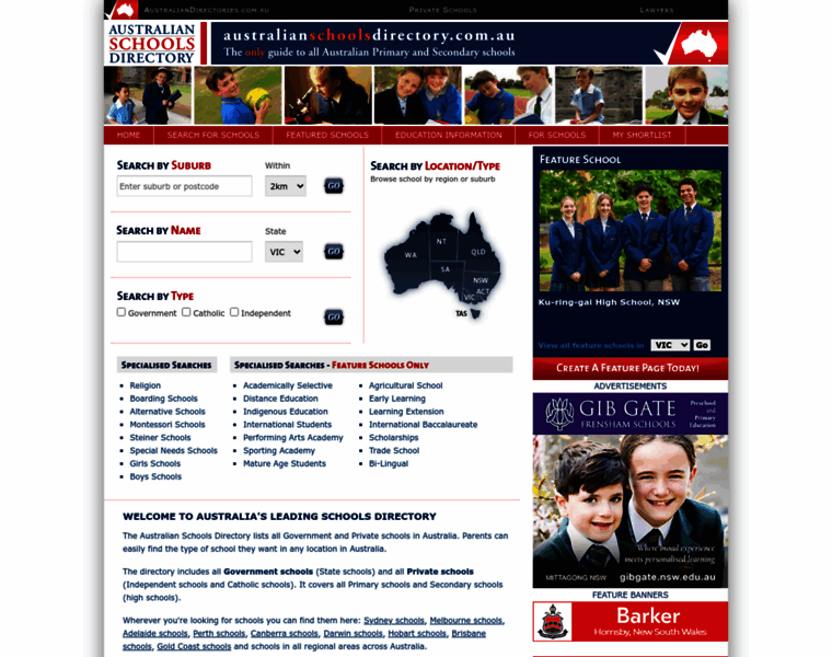 Australianschoolsdirectory.com.au thumbnail