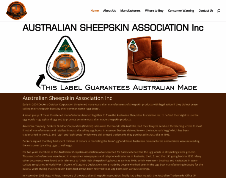 Australiansheepskinassociation.com.au thumbnail