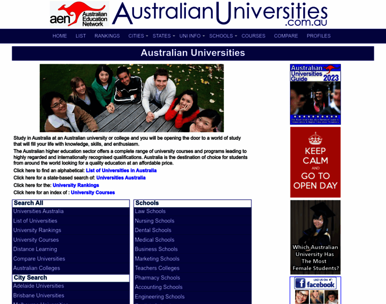 Australianuniversities.com.au thumbnail