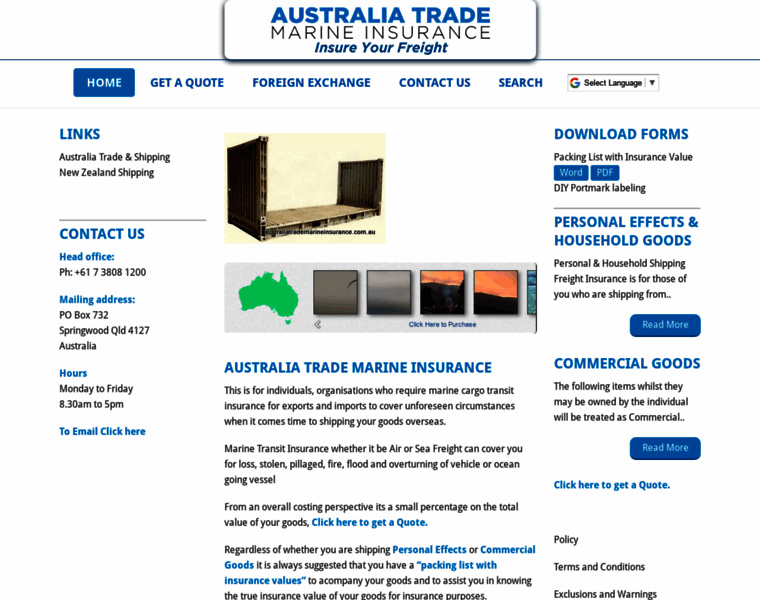 Australiatrademarineinsurance.com.au thumbnail