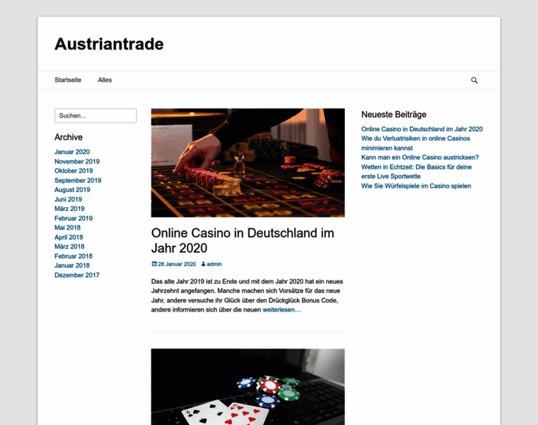 Austriantrade.org thumbnail