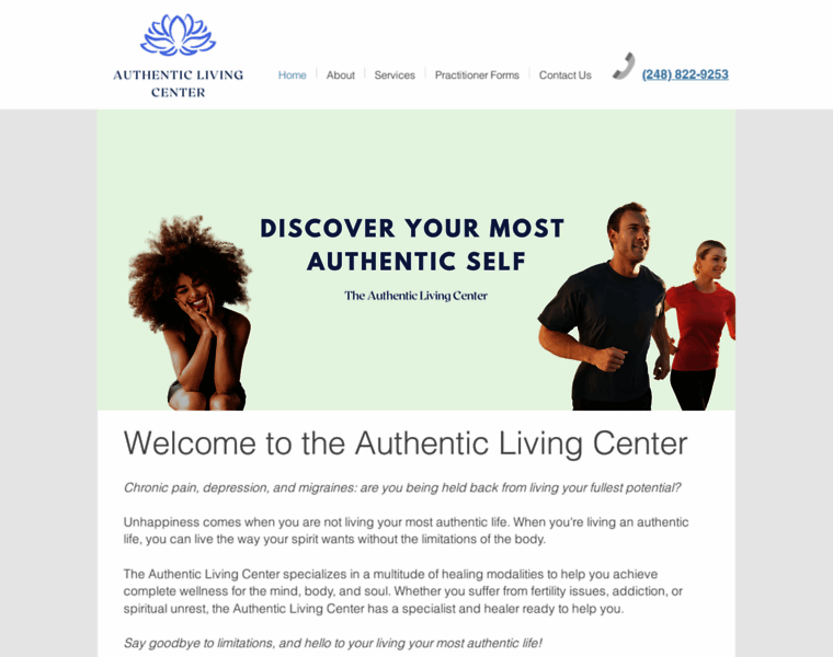 Authentic-living-center.com thumbnail