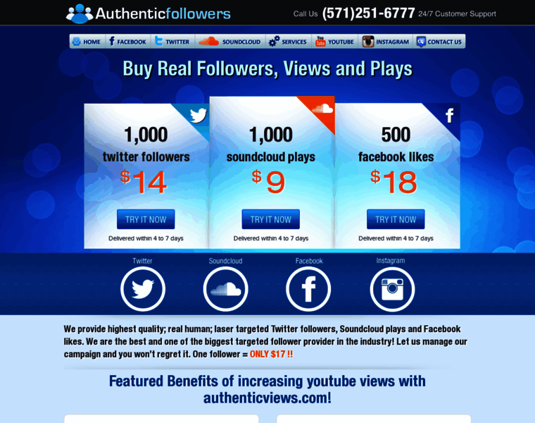 Authenticfollowers.com thumbnail