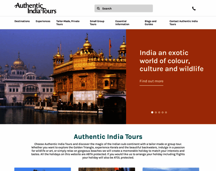 Authenticindiatours.com thumbnail