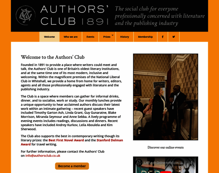 Authorsclub.co.uk thumbnail