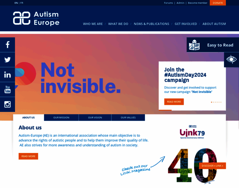 Autismeurope.org thumbnail