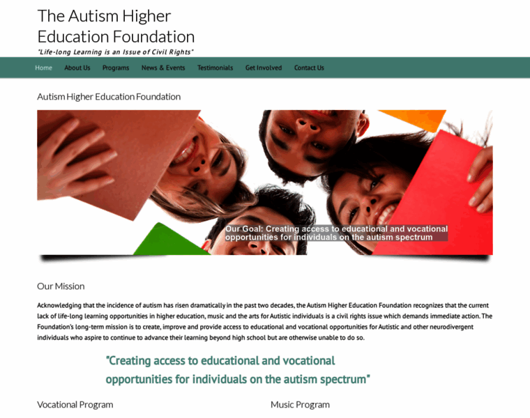 Autismhighereducationfoundation.org thumbnail