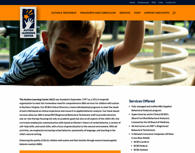 Autismlearningcenter.org thumbnail