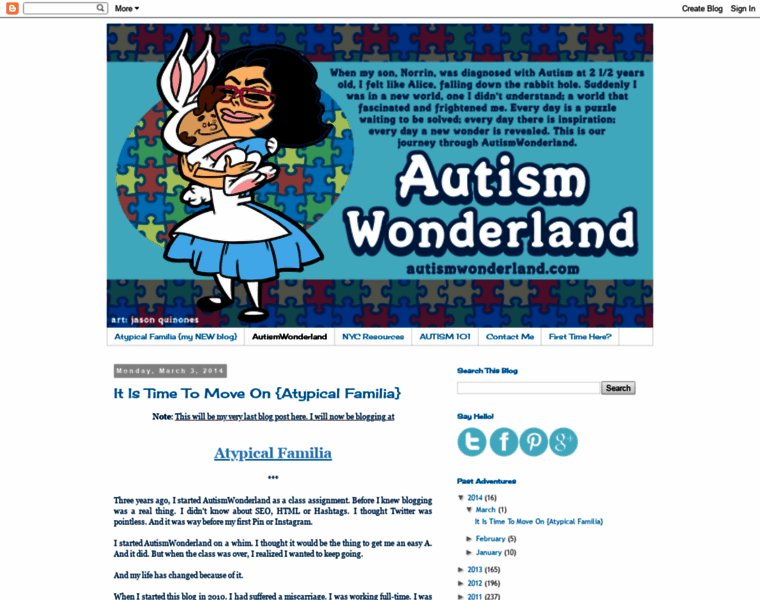 Autismwonderland.com thumbnail