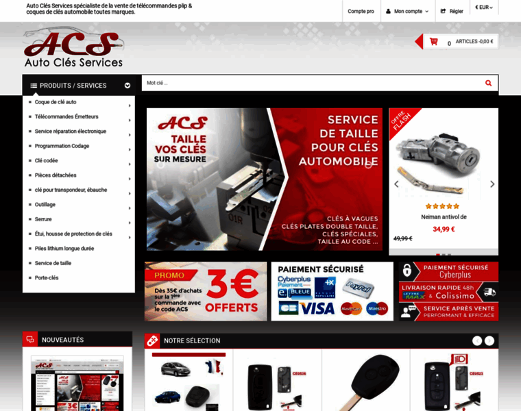 Auto-cles-services.fr thumbnail