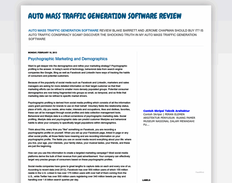 Auto-mass-traffic-software-review.blogspot.com thumbnail