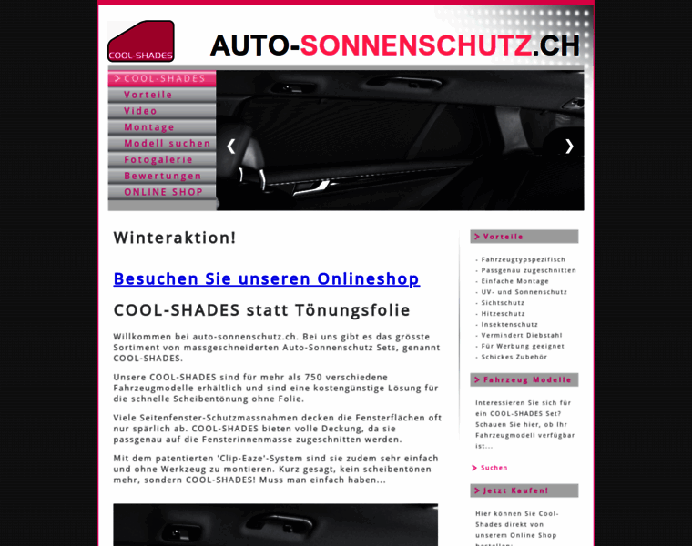 Auto-sonnenschutz.ch thumbnail
