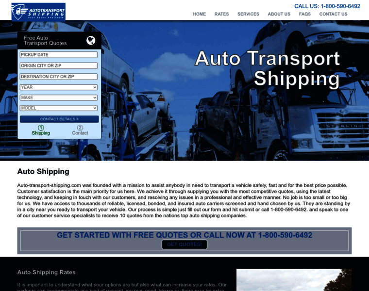 Auto-transport-shipping.com thumbnail