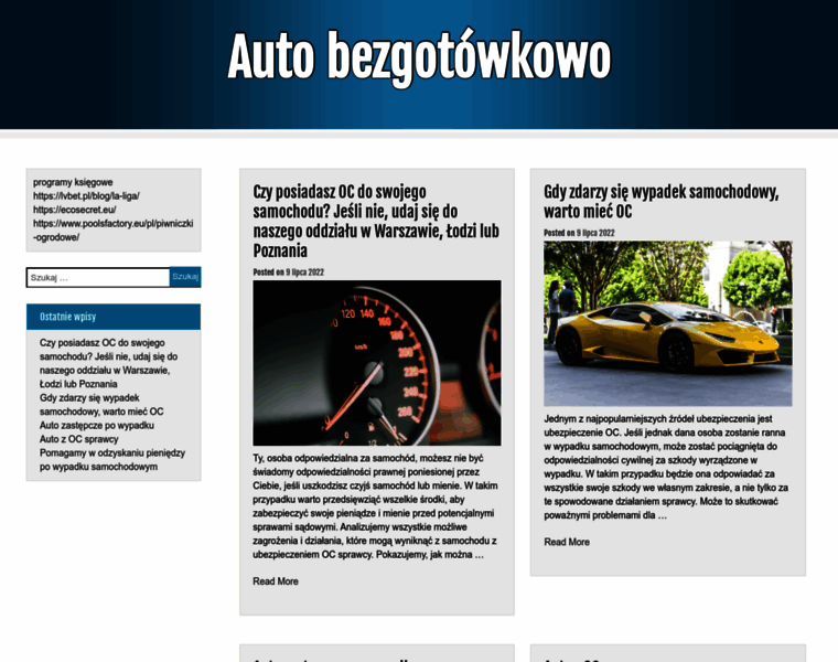 Autobezgotowkowo.pl thumbnail