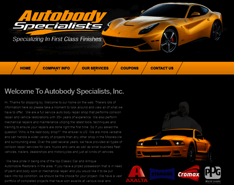 Autobodyspecialistsnc.com thumbnail