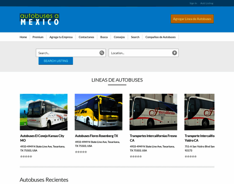 Autobusesamexico.com thumbnail