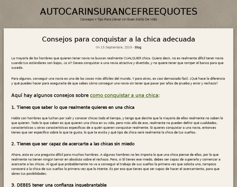 Autocarinsurancefreequotes.com thumbnail