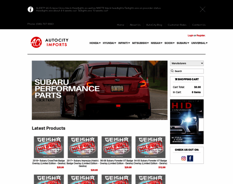 Autocityimports.com thumbnail