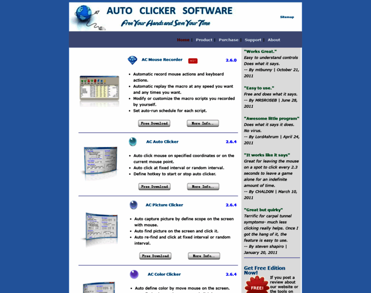 Autoclickersoft.com thumbnail