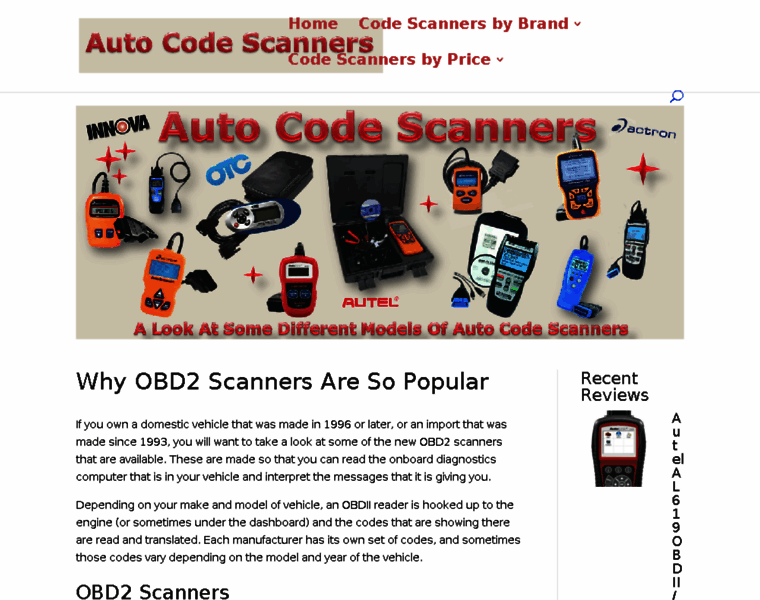 Autocodescanners.com thumbnail