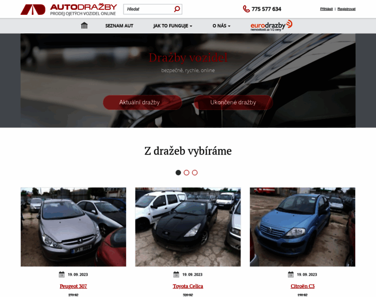 Autodrazby.cz thumbnail