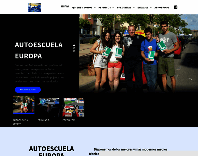 Autoescuelaeuropa.com thumbnail