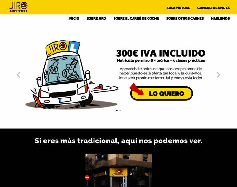 Autoescuelajiro.es thumbnail