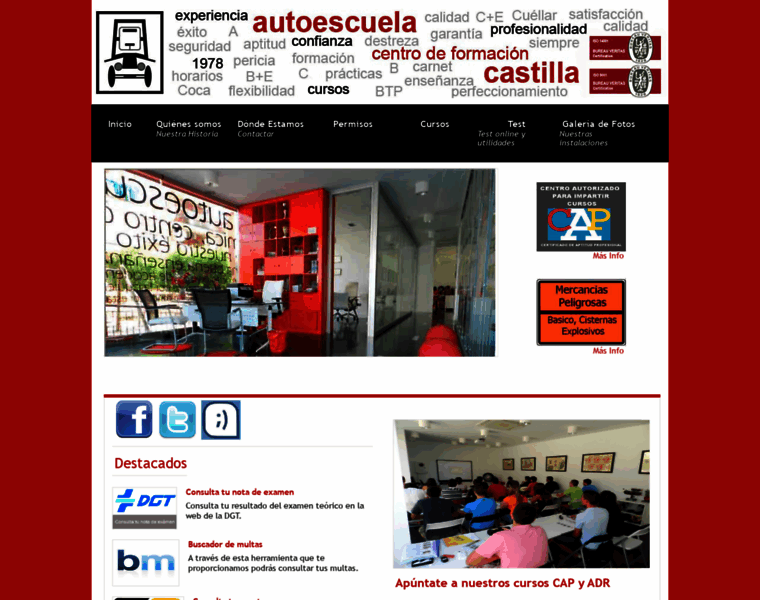 Autoescuelascastilla.com thumbnail